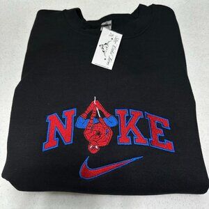 Nike Spiderman Embroidered Adult Unisex Crewneck Sweatshirt